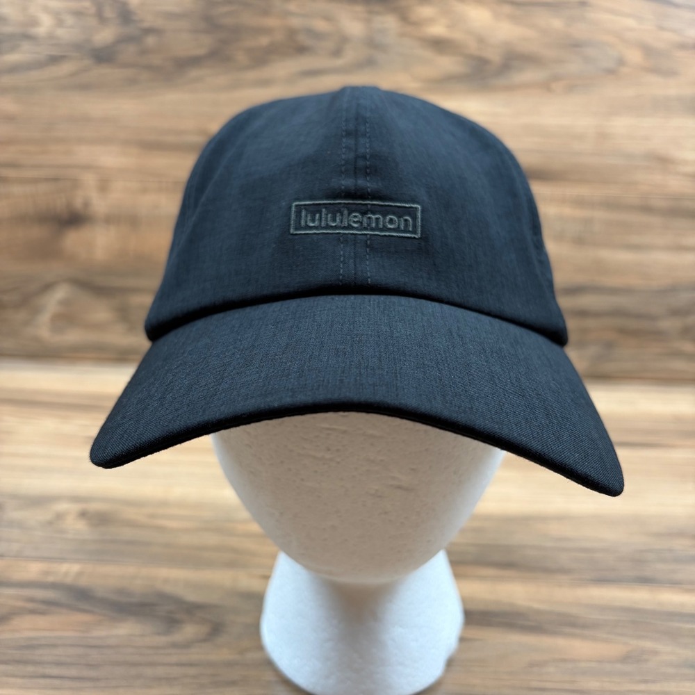Lululemon Womens Baller Hat Soft Black Yoga Gym Training Cap LW9DO0S